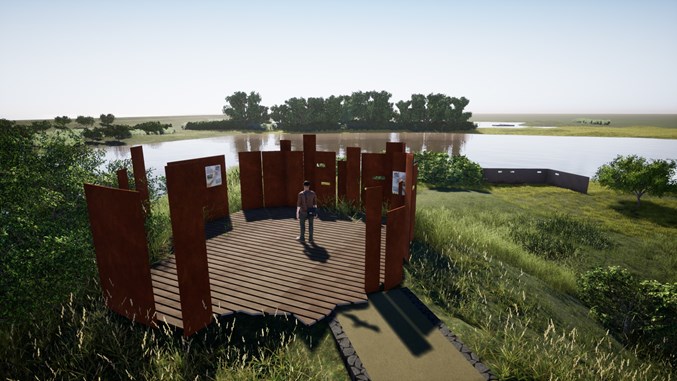 Gat in de dijk