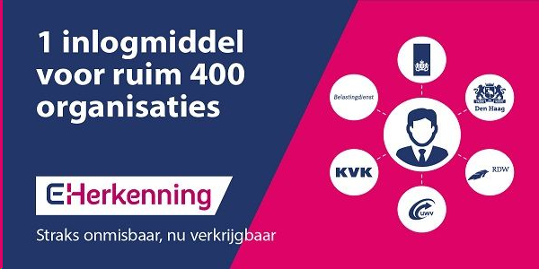 Ondernemers kunnen kosten eHerkenning compenseren