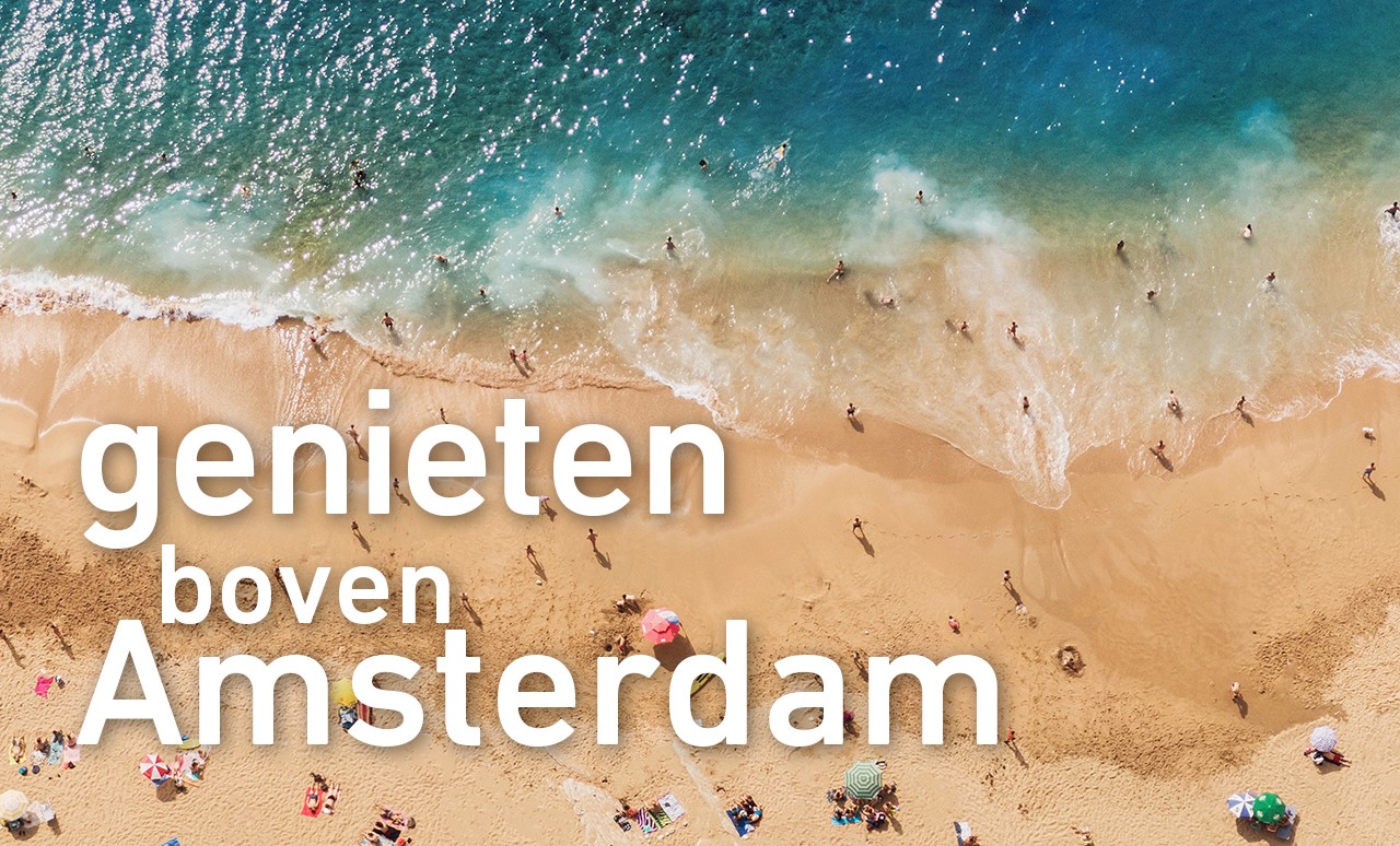 Zomervakantie boven Amsterdam