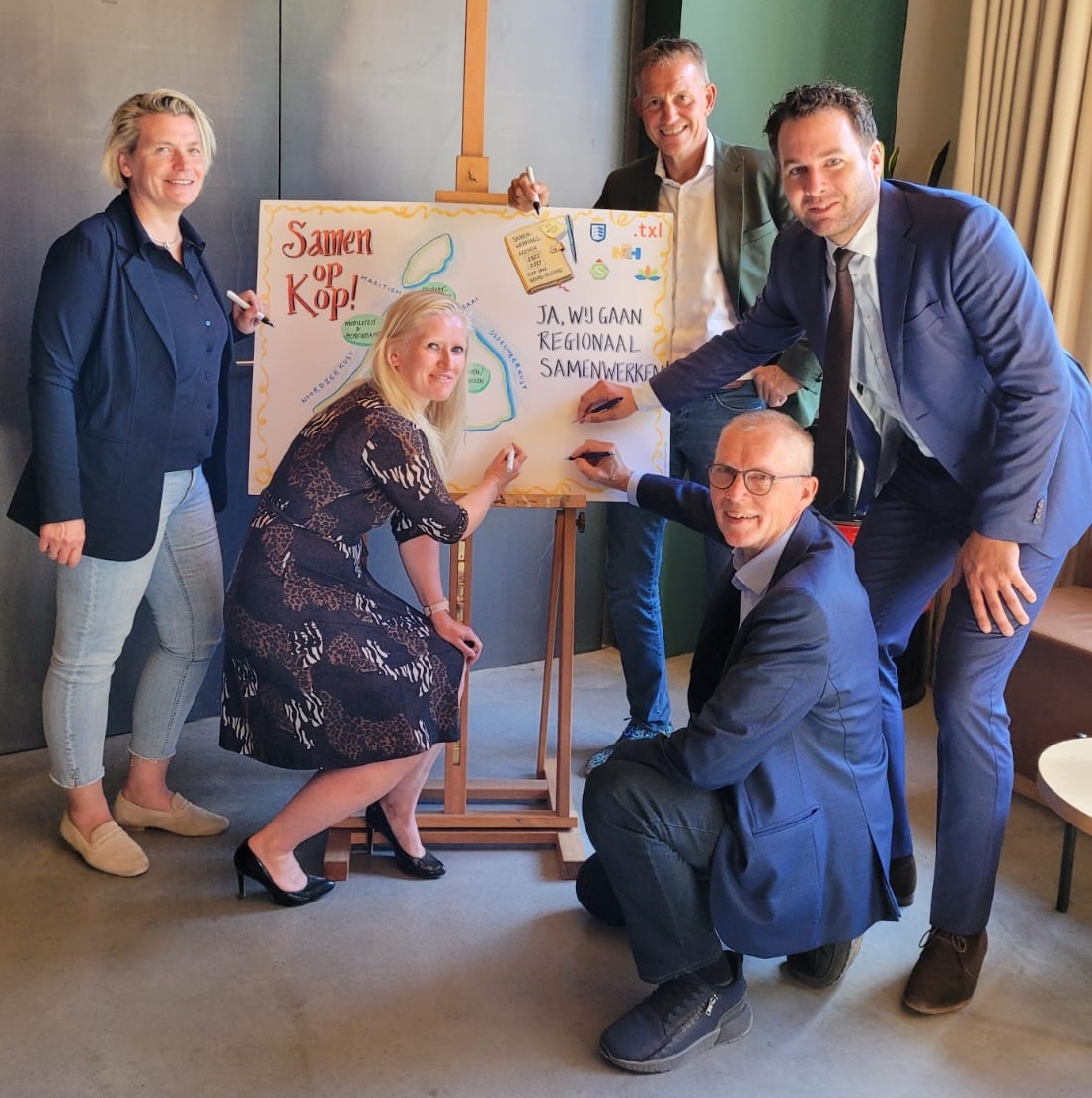 Onder de naam ‘Samen op Kop’ regionaal samenwerken voor een toekomstbestendige Kop van Noord-Holland