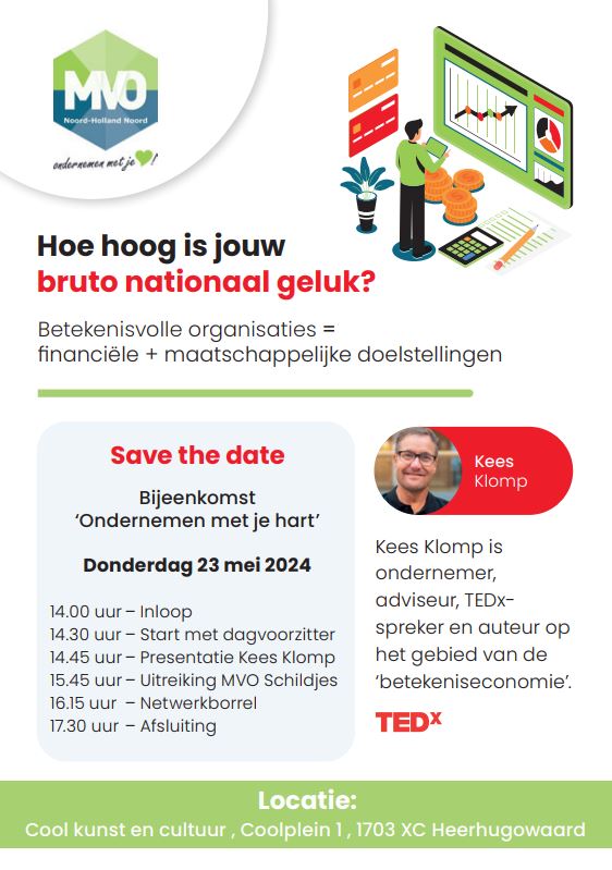 Uitnodiging: Ondernemen met je hart 23 mei 2024