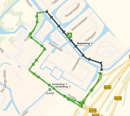 Omleiding Boomgaardweg
