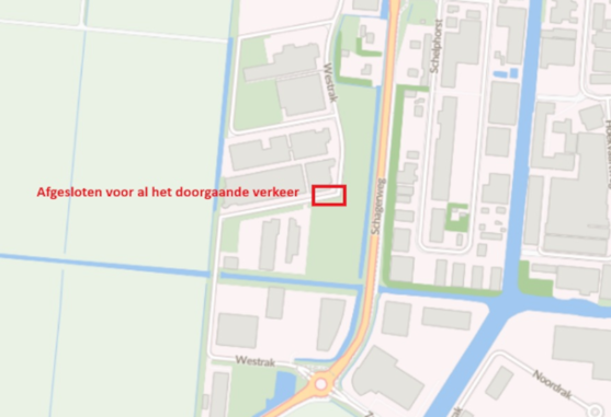 Afsluiting Westrak Wieringerwerf