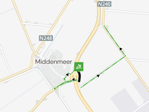 Afsluiting Flevoweg Middenmeer