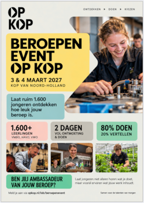 Bedrijven flyer Beroepevent 1